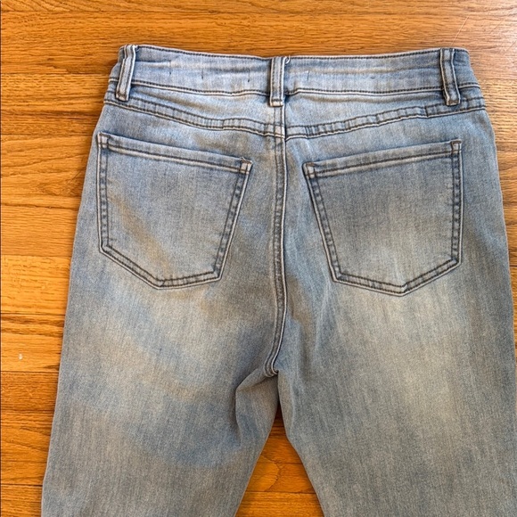 FDJ French Dressing Jeans Olivia Light Blue Ankle Cropped Flare Jeans Women 2 - Picture 3 of 6